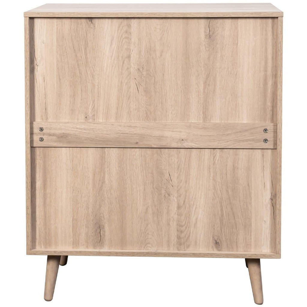 Willow Rattan 2 Door Wardrobe 3 Piece Bedroom Set