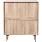 Willow Rattan 2 Door Wardrobe 3 Piece Bedroom Set