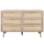 Willow Rattan 6 Drawer Chest of Drawers