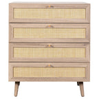 Willow Rattan 4 Drawer Chest of Drawers