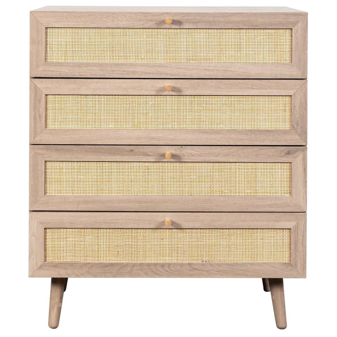 Willow Rattan 4 Drawer Chest of Drawers