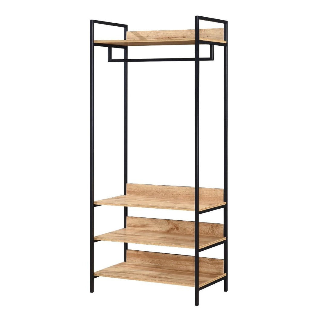 Alva Open Wardrobe Set with 2 Drawers & 4 Shelves