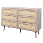 Willow Rattan 6 Drawer Chest of Drawers