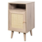 Willow Rattan 1 Door Bedside Table