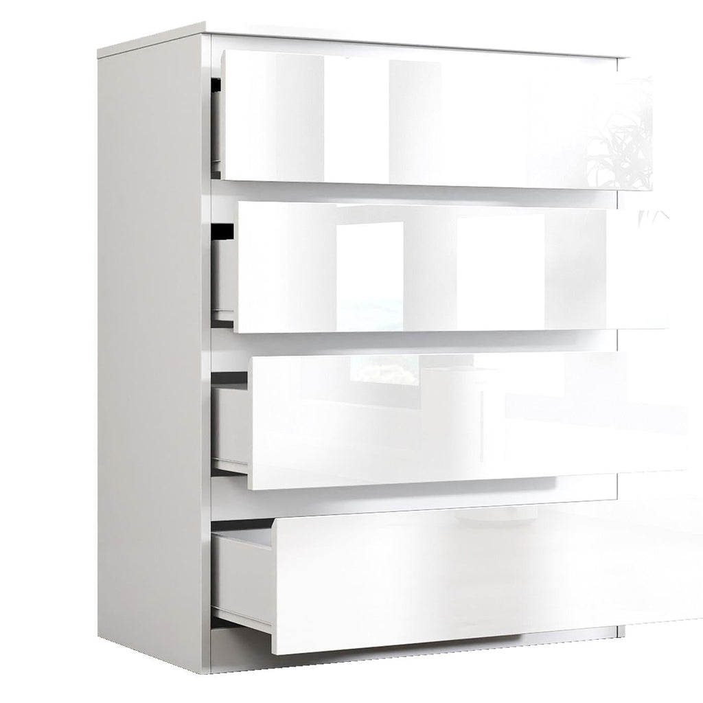 Soho 3 Door Wardrobe, 4 Drawer Chest & Bedside Tables 4 Piece Bedroom Set