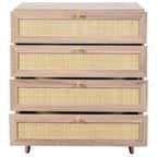 Willow Rattan 4 Drawer Chest of Drawers