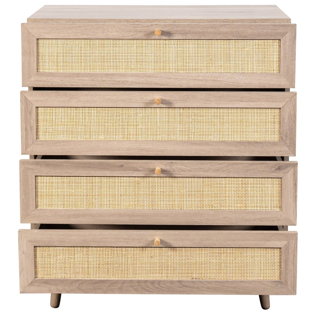Willow Rattan 4 Drawer Chest of Drawers