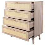 Willow Rattan 4 Drawer Chest of Drawers