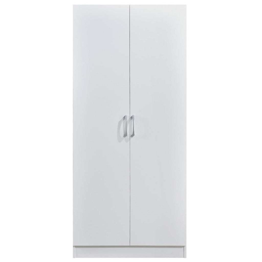 Highbury 2 Door Double Wardrobe & 1 Drawer Bedside 3 Piece Bedroom Set