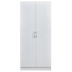 Highbury 2 Door Double Wardrobe & 1 Drawer Bedside 2 Piece Bedroom Set
