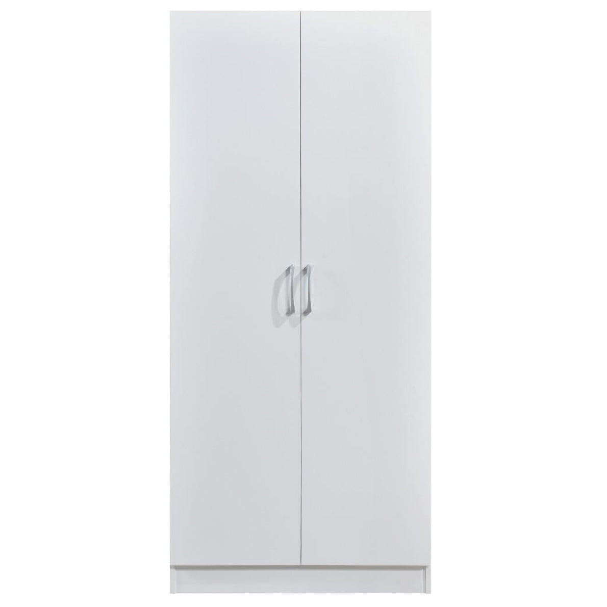 Highbury 2 Door Double Wardrobe & 1 Drawer Bedside 2 Piece Bedroom Set