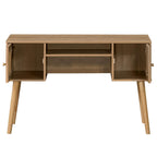 Manila 2 Door Rattan Compact Storage Desk