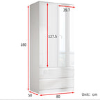 Soho 2 Door Wardrobe, 6 Drawer Chest & Bedside Tables 4 Piece Bedroom Set