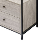 Alva Open Wardrobe with 2 Drawers 3 Piece Bedroom Set