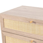 Willow Rattan 3 Door Wardrobe 3 Piece Bedroom Set