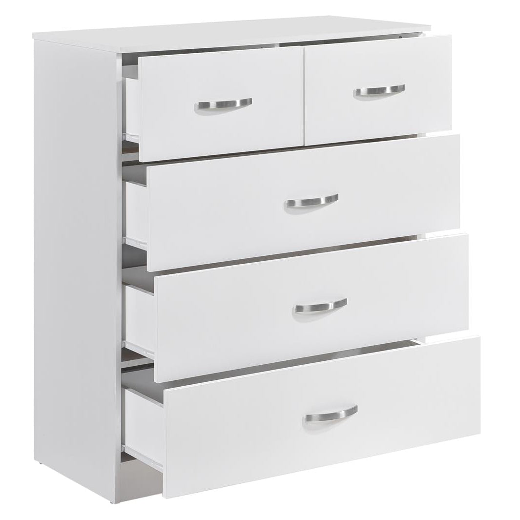 Paddington 3 Door Wardrobe & 3+2 Drawer Chest 3 Piece Bedroom Set