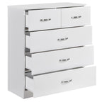 Paddington 3 Door Wardrobe & 3+2 Drawer Chest 4 Piece Bedroom Set
