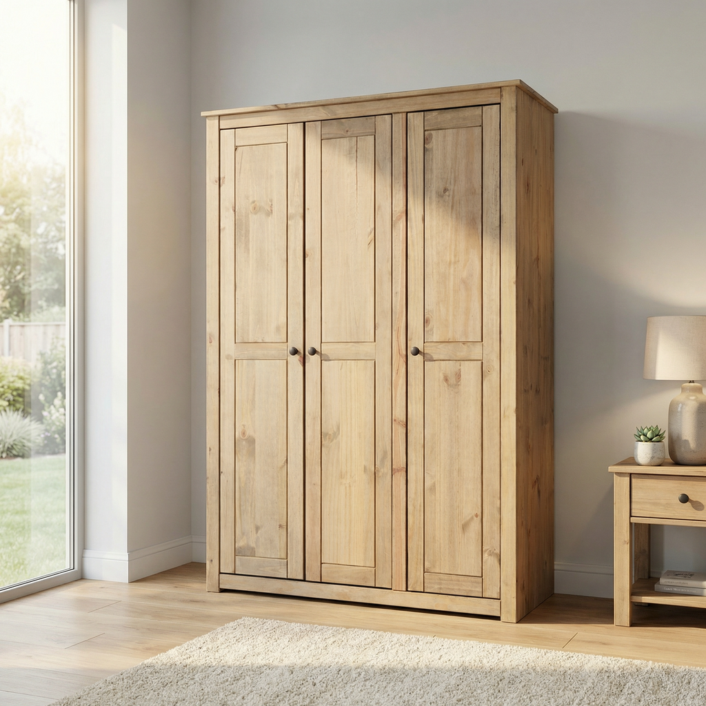 Panama 3 Door Triple Wardrobe