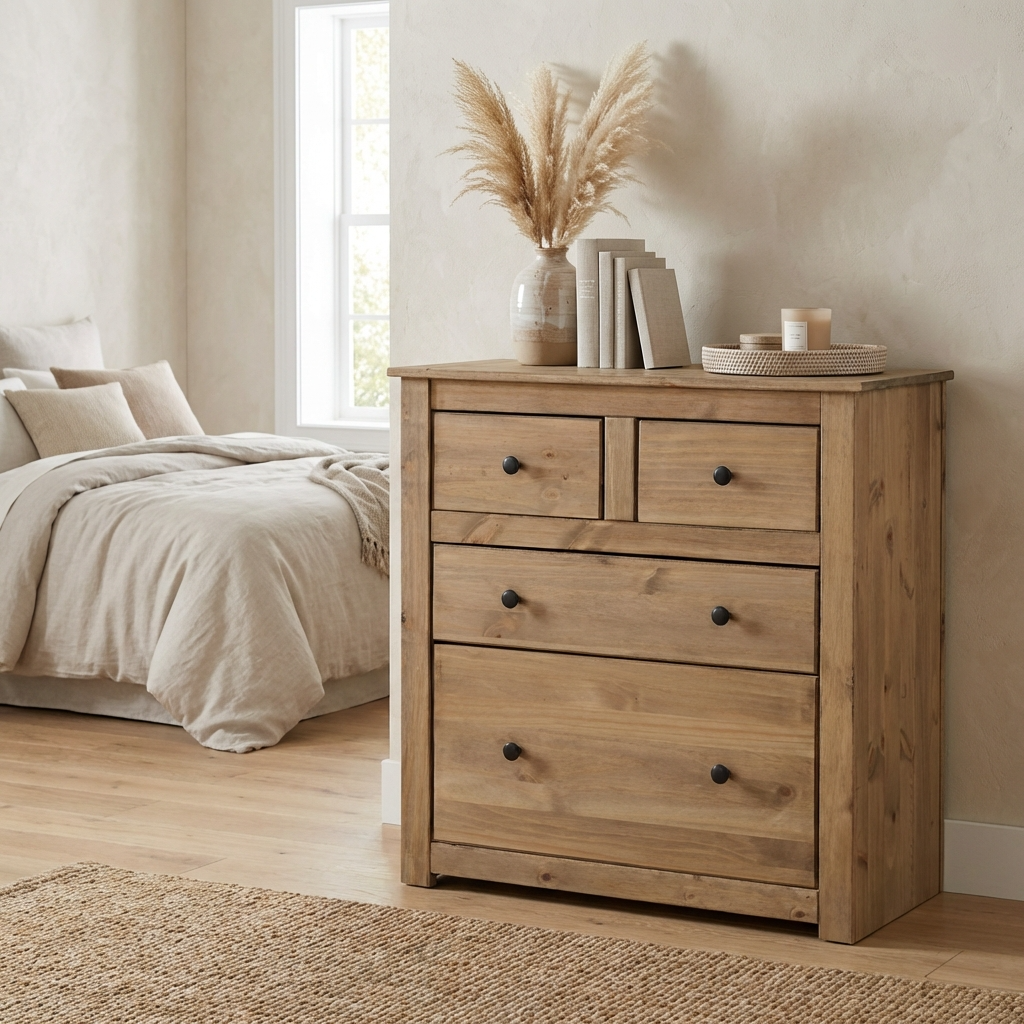 Panama 2+2 Drawer Chest of Drawers