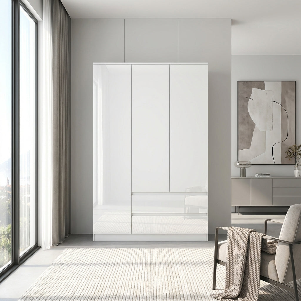 Soho 3 Door 2 Drawer Triple Wardrobe