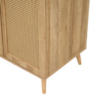 Manila Rattan 2 Door Wardrobe 3 Piece Bedroom Set