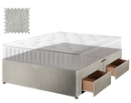 Premium Hopsack Ivory Contract Divan