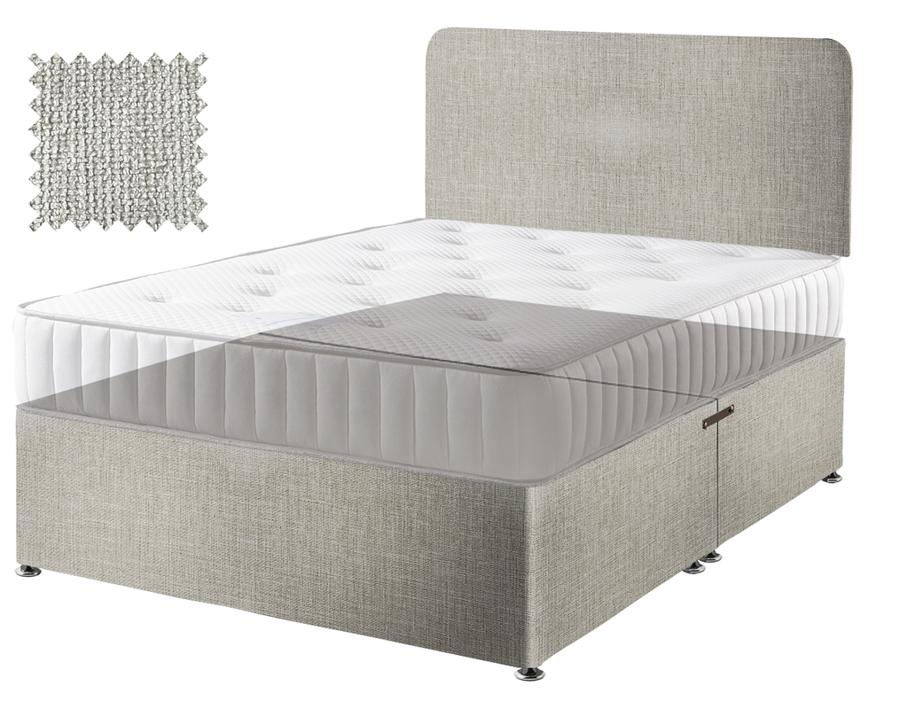 Premium Hopsack Ivory Contract Divan