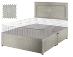 Premium Hopsack Ivory Contract Divan