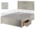 Premium Hopsack Ivory Contract Divan