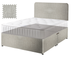 Premium Hopsack Ivory Contract Divan
