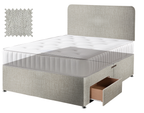 Premium Hopsack Ivory Contract Divan