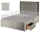 Premium Hopsack Ivory Contract Divan