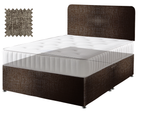 Premium Hopsack Mocha Contract Divan