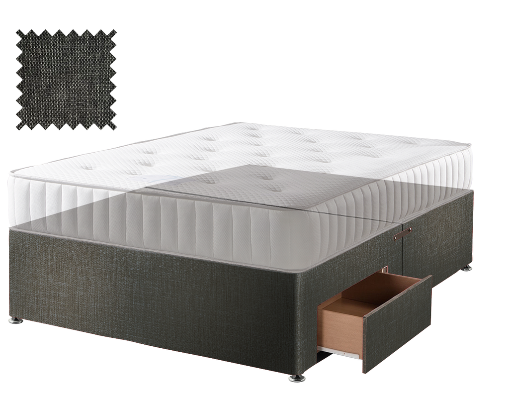 Linoso Charcoal Contract Divan