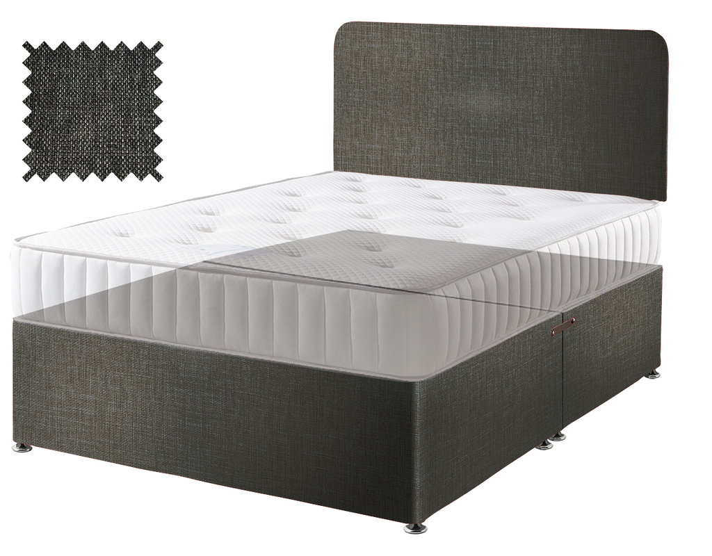 Linoso Charcoal Contract Divan