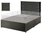 Linoso Charcoal Contract Divan