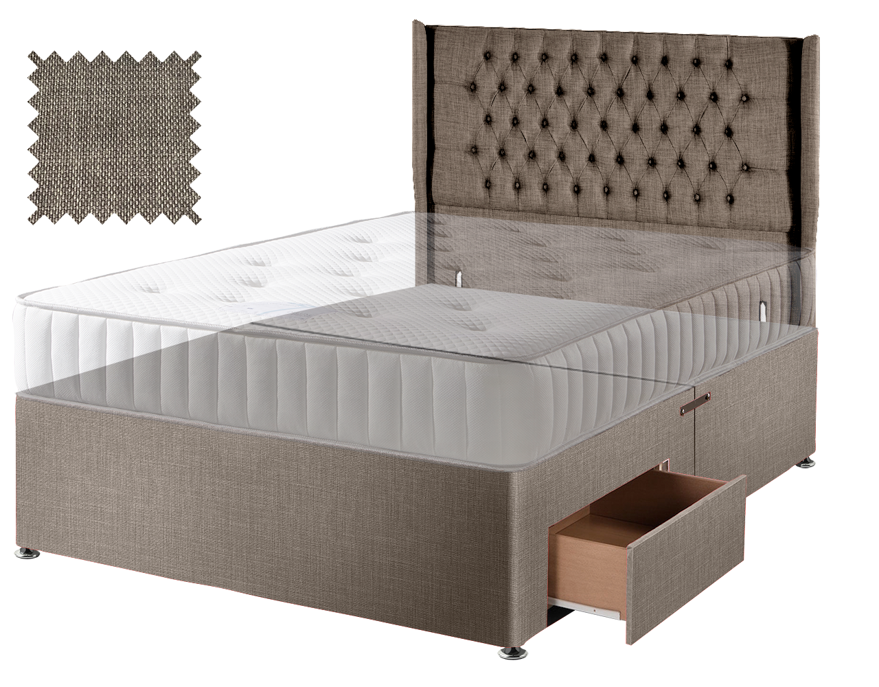 Linoso Slate Contract Divan