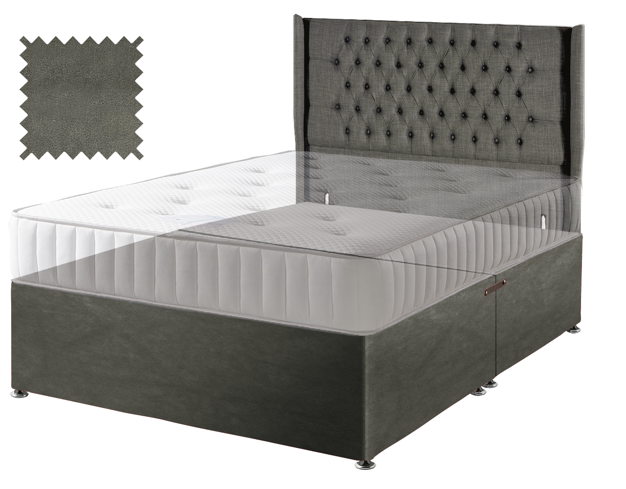 Premium Malia Slate Contract Divan