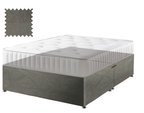 Grey Suede Contract Divan