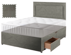 Grey Suede Contract Divan