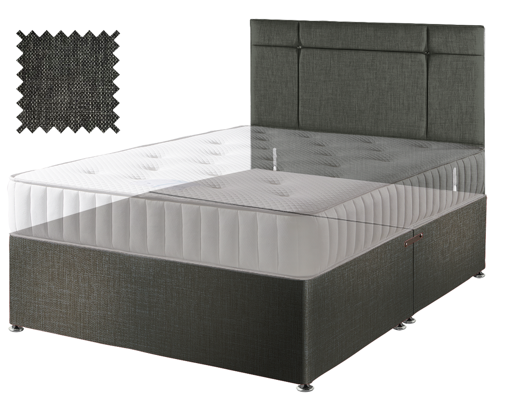 Linoso Charcoal Contract Divan