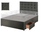 Linoso Charcoal Contract Divan