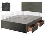 Linoso Charcoal Contract Divan