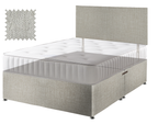 Premium Hopsack Ivory Contract Divan
