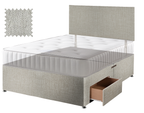 Premium Hopsack Ivory Contract Divan