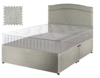 Premium Hopsack Ivory Contract Divan