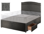 Premium Hopsack Slate Contract Divan