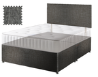 Premium Hopsack Slate Contract Divan