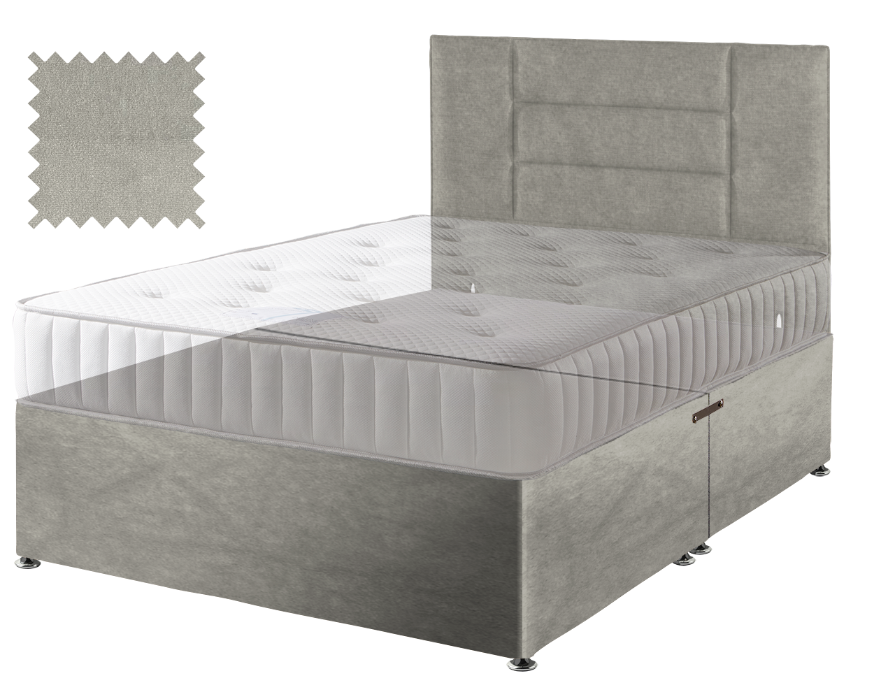Premium Malia Silver Contract Divan
