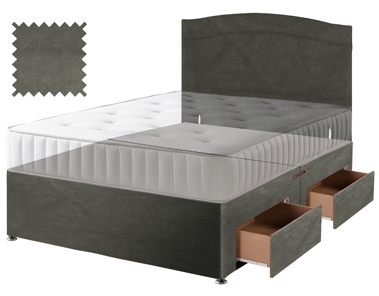 Premium Malia Slate Contract Divan